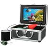 DIGNIFE Macchina fotografica subacquea, Videocamera subacquea da pesca HD 7 pollici, kit 165 gradi, 6 luci LED bianche 1 W, fishfinder 1000 TVL, 20 M, 30, 50(30m)