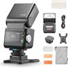 Godox iT32 con X5-O Camera Flash Kit per Olympus/Panasonic, Hotshoe/Trigger magnetico rimovibile con TTL HSS, 2.4G Wireless, Batteria integrata, Touch Screen, con diffusore, Filtri