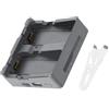 Laikoutd Stazione ricarica intelligente per droni che offre due batterie simultanee, incluso display LED e gestione termica Stazione intelligente che offre due batterie simultanee