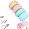 CHICAMPERA Set 4 Pezzi Detergente Per Schermi Macaron Con Cordino Portachiavi, Panni in Microfibra e Spugna Per Pulizia Smartphone, Tablet e Fotocamere Portatile Per Uso Quotidiano e Famiglia