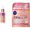 NIVEA Cellular Expert Lift Bakuchiol Siero Effetto Lifting Viso 30 ml + NIVEA CELLULAR EXPERT LIFT Crema Giorno Anti-età Multidimensionale SPF 30 50 ml, con Bakuchiol Puro e 2 tipi di Acido Ialuronico