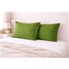 GBiancheria Coppia Federe Cotone 52x82 cm 57 Fili con Bottoni, Prateria