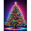 Bowetile Diamond Painting Kit Completo Albero di Natale, Pittura 5D Diamante Albero di Natale Fai da Te per Adulti , Principianti con Strass Ricamo a Punto Croce, Decorazione Casa e Pareti 30x40 cm