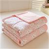 DOTBUY-SHOP Trapuntino Copriletto Estivo Primaverile, Trapunta Leggera, Fiori Copriletto Trapuntato Cotone per Letto Singolo Letto Matrimoniale (Rosa chiaro,150x200)