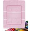 Tex family Set Asciugamani Spugna Tela Aida da ricamare Punto Croce 1+1 Viso E OSPITE con Filato in Omaggio - Rosa