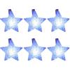 MURYE Set di 6 braccialetti luminosi a LED multicolore con luce a LED per feste e feste notturne