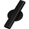 KICHOUSE Vaso da Parete in Metallo Nero Piccolo Portafiori Minimalista per Decorazione da Parete Casa e Cucina Contenitore Creativo per Composizioni Floreali e Talee Adatto a Soggiorno