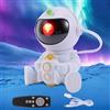 Vexnaro Proiettore Stelle Astronauta LED per Soffitto 360° Regolabile, Luce Notturna con Telecomando Timer 8 Modalità Nebulosa Lampada per Bambini Adulti Camera da Letto Festa