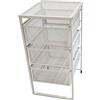 Ikea Cassettiera Lennart, di colore bianco, con rotelle