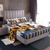 Homewish Set di lenzuola per letto matrimoniale rustico con asino, decorazione per fattoria, animali da fattoria, girasole, farfalla, set di biancheria da letto