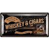 LANOLU Targa in metallo retrò Whisky Gentlemen's Club - Cartello bar - Targa da whisky come decorazione bar per Irish Pub - Targa in metallo vintage per sala feste, 17 x 34 cm