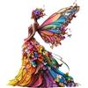 LLHCF Sculture In Acrilico Di Fate Farfalle Statua Da Collezione Decorative Figurine Per Casa Ufficio Libreria Scrivania Decorazioni Donne Figurine Decorative Da Collezione