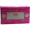 Satya Nag Champa Rose Incense Sticks, 12 Count by Satya