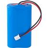 SIGOR Nuindie Batteria - Batteria di ricambio 16,28Wh incl. schermo protettivo, spina e tubo termoretraibile per le luci da tavolo Nuindie