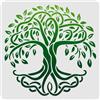 FINGERINSPIRE Stencil albero della vita, 30x30 cm, plastica riutilizzabile, decorazione per pavimenti in legno, pareti e piastrelle