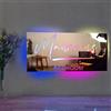 ZYMECH Insegna al neon a LED multicolore, grande, in acrilico, da parete, con luci, per decorazione domestica, decorazioni per feste, regali personalizzati