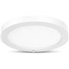 B·LED BARCELONA LED BARCELONA LED Plafoniera LED rotonda CCT con sensore PIR, 12W/15W/18W, IP54, lampada da soffitto LED con sensore movimento, installazione superficie/incasso, Ø 78-190 mm luce bianca regolabile