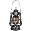 Pofet, Lanterna a cherosene stile rétro, lampada da tavolo in stile classico, per casa, giardino, campeggio, colore nero