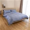 INTRECCI HOME Copripiumino 1 Piazza e Mezza, Sacco Copripiumino in Raso di Puro cotone Satin 300 TC, 200x200 cm, Made in Italy, Morbidezza Suprema, Elegante e Confortevole