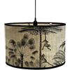 FANSU Paralume E27 Vintage Paralume in Bambù Stile Cinese Lampadario Copertura Lampada Accessori Luce Sostituibile Lampada Tavolo Lampada Comodino Paralume a Tamburo (scimmia)
