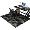 Tkuhknag Protettivo Salvapavimento, Tappetino Pavimenti per Parquet e Pavimenti Duri, Tappeto per Sedia Gaming, 90 x 120 cm Tappeto Sedia Ufficio, Protezione per Moquette Multiuso, Tappeto Sedia Gaming