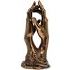 THORNE ANTIQUES AND COLLECTABLES Le Secret - Scultura intrecciata con mani bronzate ispirate a Rodin, matrimonio, fidanzamento, bronzo, ecc.