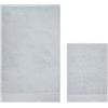 THUN Set 2 asciugamani azzurro, 100% cotone, Collezione Iconic Elengance, 40 x 60 cm, 60 x 100 cm