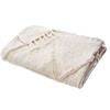 ATMOSPHERA CREATEUR D'INTERIEUR Atmosphera - Copriletto Shine in cotone e lurex - Avorio 130 x 180 cm