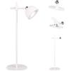 RL LIVE YOUR LIGHT Reality Leuchten Maxima R57791101 - Lampada da tavolo a LED a batteria, in metallo bianco opaco, con LED da 3 Watt, touch a 4 posizioni, con supporto e fissaggio a parete