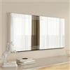 Dmora Specchio Nelero 60x120h cm Bianco Forma Rettangolare Tipologia a Parete, Colore Struttura Trasparente