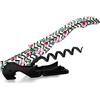 PULLTAP'S GENUINE Cavatappi a due tempi per uso professionale Slider 900, Flower Black (Collezione Floreale), Brevettato e prodotto in Spagna