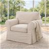 Custom Slipcover Replacement V Il copridivano di ricambio è realizzato su misura per poltrona IKEA Ektorp e divano. Solo copertura! Ektorp Slipcover di ricambio (sedia, poliestere beige)