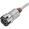 Generic Set di Aste di Prolunga per Punte per Fresa 5 Pezzi Estensioni per Pinze Ad Alta Precisione per Applicazioni di Lavorazione del Legno Acciaio Al Carbonio (1/4 maniglia 5pc-ER20)