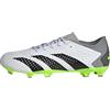 Adidas Unisex Accuracy.3 L FG, Cloud White/Core Black/Lucid Lemon, 46 EU