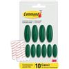 Command Ganci Adesivi Colore Anguria - 10 ganci (4 grandi, 6 medi) & 16 strisce adesive (8 grandi, 8 medie) - Appendere, decorare e organizzare senza danni