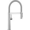 BLANCO CULINA-S II Mini PVD steel | alta pressione | con tubo estraibile | cambio di getto trasparente in getto doccia | prevenzione di riflusso | cartuccia in ceramica | qualità sicura dell'acqua e