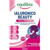Equilibra Integratori Alimentari, Ialuronico Beauty, Integratore con Acido Ialuronico a Basso Peso Molecolare con Coenzima Q10, Aiuta a Contrastare i Fattori di Invecchiamento Cutaneo, 30 compresse