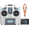 HUTIANSN RC accessori per elicotteri For MicroZone MC6C Mini V2 2.4G 6CH Trasmettitore Controller con Ricevitore Sistema Radio for RC Aereo Drone Multirotore Elicottero Barca Accessori sostituibili ( Size : Ri