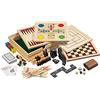 Philos 3099 - Giochi in Legno, Piccola, con 10 modalità di Gioco, da 3 a 99 anni