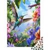 VZQWERTYU Colibrì Tropicale Puzzle 1000 Pezzi Carta per Adulti Paesaggio da Giardino Onirico Gioco di Puzzle 1000 Pezzi Relax Decorazione Regalo Famiglia 38x26cm/1000pcs