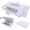 RATSTONE Tavola Pieghevole Per Puzzle Con Supporto e Copertina 2 In 1,Porta Puzzle Per Fino a 1000 Pezzi Con 6 Cassetti,Piano Per Puzzle Portatile In Feltro Super Leggero,Adatto Per Adulti e Bambini,Bianco