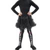 SMIFFYS Smiffy's - 48159 Collant Giorno dei Morti per Bambini, Nero, S a M - Età 4-7 Anni, 48159