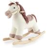 BIECO Cavallo a Dondolo Ginger Peluche 68 cm, Cavalluccio da 1 Anno
