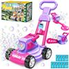 CRATIVWOOD Tosaerba Spara Bolle per Bambini, Macchina per Bolle 3-in-1 con 10 Soluzioni, Giochi all'Aperto per Bambini 3-8 Anni, Regalo di Compleanno Pasqua Estate per Ragazzi e Ragazze 3 4 5 6 7 8 Anni