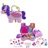 Polly Pocket- Unicorno Magiche Sorprese Playset Con Micro Bambole Polly E Lila, Accessori Giocattolo Per Bambini 4+Anni, Multicolore, GVL88