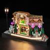 MENZAVA Kit di Illuminazione a LED Compatibile con LEGO Café francese 10362 Icons Modello da Costruire - Set di luci per a LED Il Modello (Non includere Il Modello)