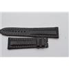 Tradema Bracciale IN Pelle 24MM Per Chiusur a Fibbia 20MM 24-20 Nero Nuovo
