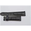 BREGUET Bracciale In Pelle 22MM Per Chiusura A Dente 18MM Nero Nuovo