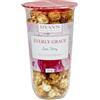 Everly Grace Popcorn - Love Story, 60 g - Bicchiere di popcorn con mandorle, vaniglia bourbon e petali di rosa, fatto a mano in Germania