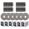 Fastigeaty Kit di ricambio per aspirapolvere Dreame X50s Pro Master, Matrix10, Matrix 10 Ultra, set da 16 pezzi con 4 filtri, 6 mop 6